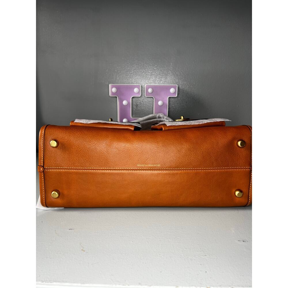 Coach Turnlock Haversack Bag - Amber Brown - Picture 3 of 15